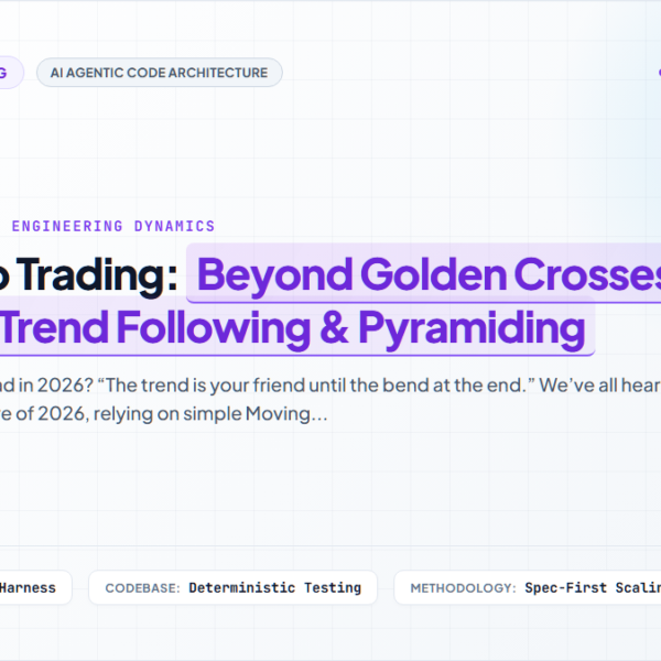 2026 Algo Trading: Beyond Golden Crosses – AI-Powered Trend Following & Pyramiding