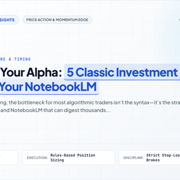 Augment Your Alpha: 5 Classic Investment Books to Power Your NotebookLM