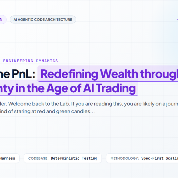 Beyond the PnL: Redefining Wealth through Time Sovereignty in the Age of AI Trading