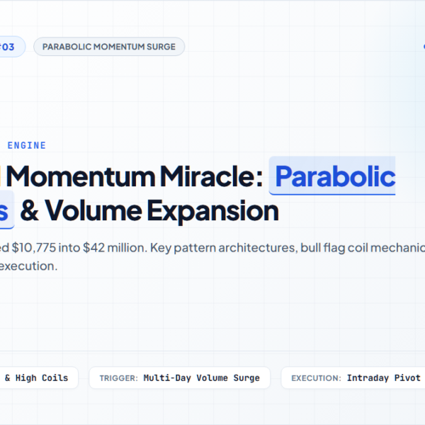 [Alpha Playbook #03] The $42 Million Momentum Miracle: Mastering Dan Zanger’s Parabolic Chart Patterns & Volume Surges