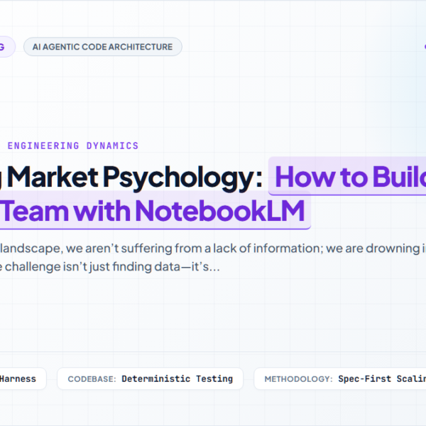 Decoding Market Psychology: How to Build an AI Research Team with NotebookLM