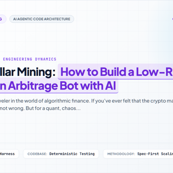 Digital Dollar Mining: How to Build a Low-Risk Stablecoin Arbitrage Bot with AI
