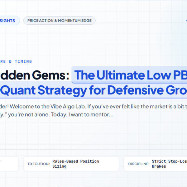Finding Hidden Gems: The Ultimate Low PBR + High ROE Quant Strategy for Defensive Growth