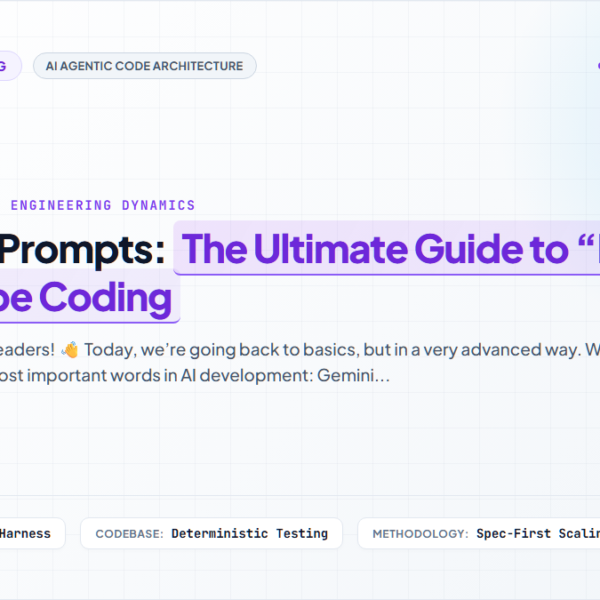 Gemini & Prompts: The Ultimate Guide to “Expert-Level” Vibe Coding