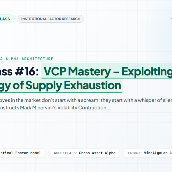 Masterclass #16: VCP Mastery – Exploiting the Psychology of Supply Exhaustion