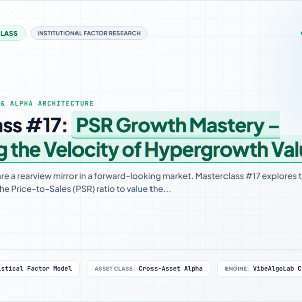 Masterclass #17: PSR Growth Mastery – Measuring the Velocity of Hypergrowth Valuation