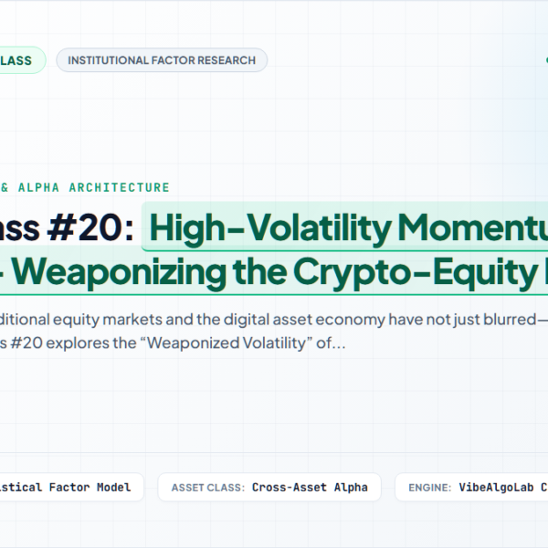 Masterclass #20: High-Volatility Momentum Mastery – Weaponizing the Crypto-Equity Bridge