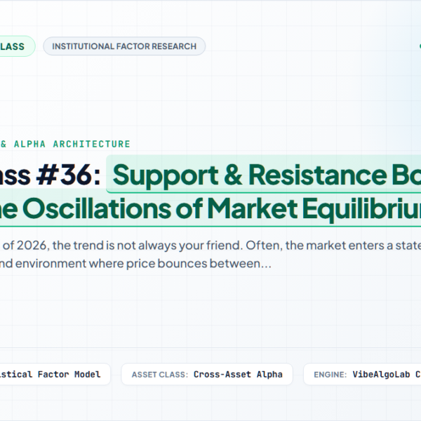 Masterclass #36: Support & Resistance Box – Trading the Oscillations of Market Equilibrium