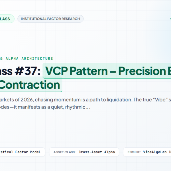 Masterclass #37: VCP Pattern – Precision Entry via Volatility Contraction