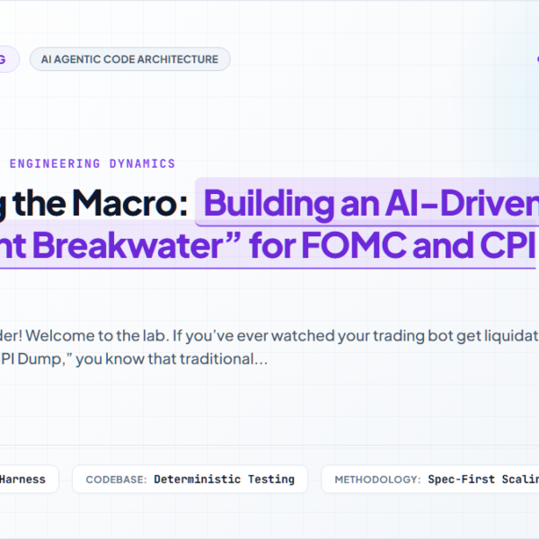 Mastering the Macro: Building an AI-Driven “Intelligent Breakwater” for FOMC and CPI Volatility