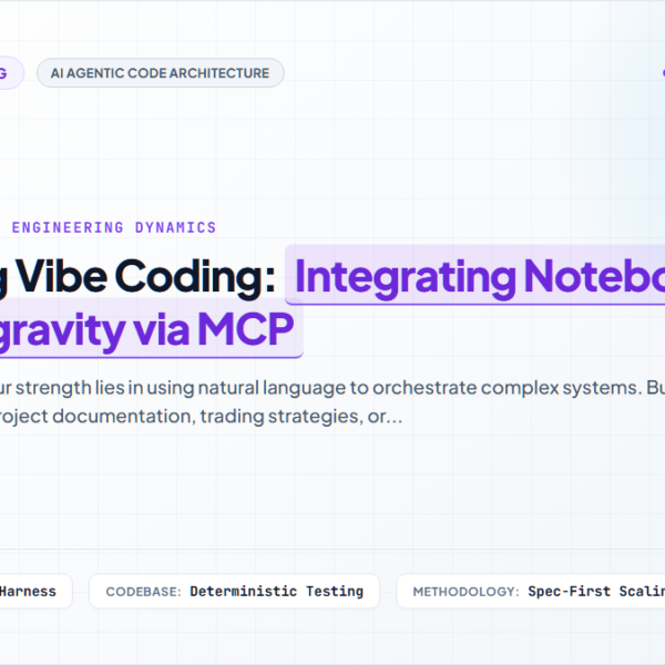 Mastering Vibe Coding: Integrating NotebookLM with Antigravity via MCP