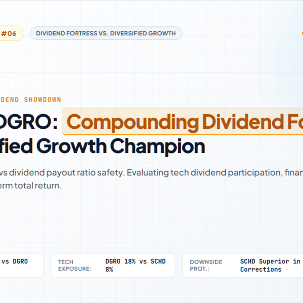 [US ETF Showdown #06] SCHD vs DGRO: Compounding Dividend Fortress vs Diversified Dividend Growth Champion – Which ETF Reigns Supreme for Long-Term Wealth Accumulation?