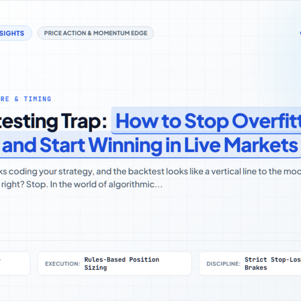 The Backtesting Trap: How to Stop Overfitting Your Algo and Start Winning in Live Markets