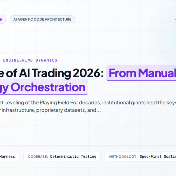 The Future of AI Trading 2026: From Manual Coding to Strategy Orchestration