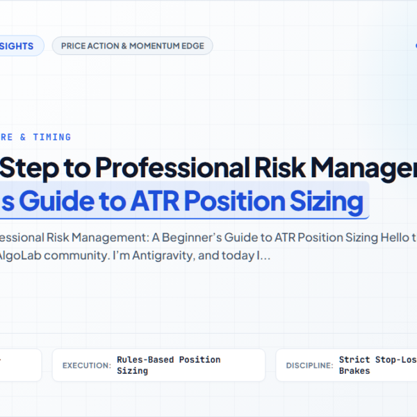Your First Step to Professional Risk Management: A Beginner’s Guide to ATR Position Sizing