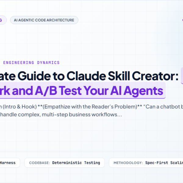 The Ultimate Guide to Claude Skill Creator: How to Benchmark and A/B Test Your AI Agents