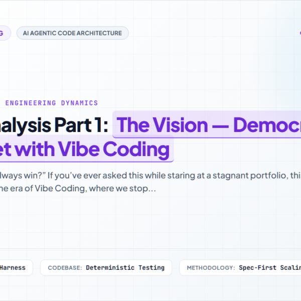 US ETF Analysis Part 1: The Vision — Democratizing Wall Street with Vibe Coding
