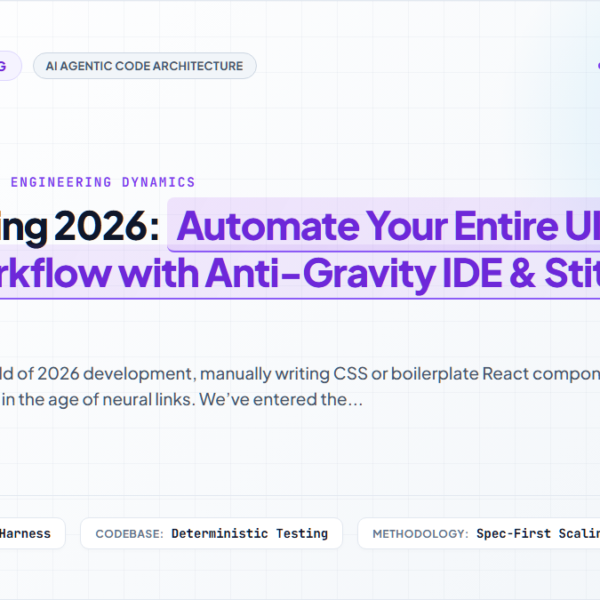 Vibe Coding 2026: Automate Your Entire UI-to-Code Workflow with Anti-Gravity IDE & Stitch MCP
