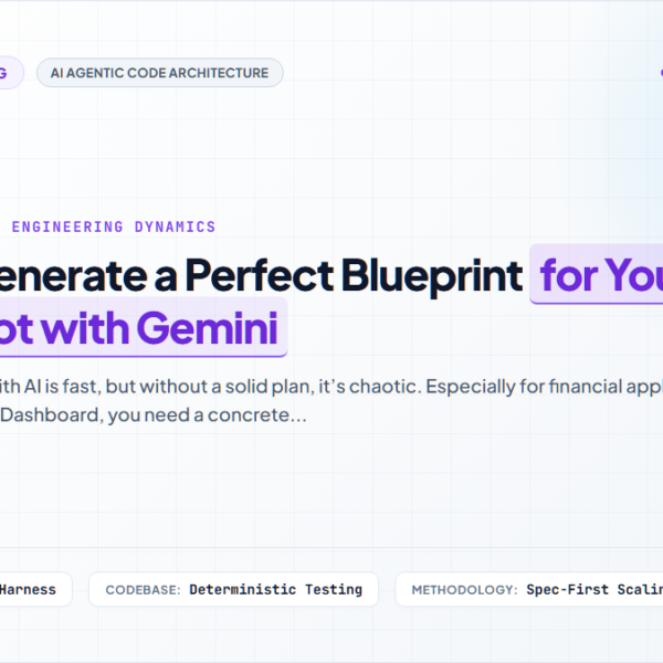 [Vibe Coding Guide] How to Generate a Perfect Blueprint for Your AI Trading Bot with Gemini