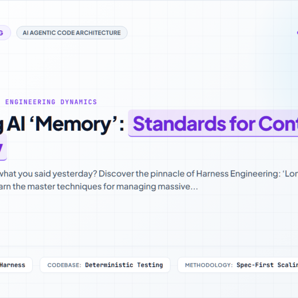 [Vibe Coding Masterclass Part 3] Mastering AI ‘Memory’: Standards for Context and Workflow