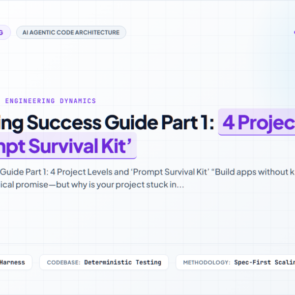 [Super-Mega Edition] Vibe Coding Success Guide Part 1: 4 Project Levels and ‘Prompt Survival Kit’
